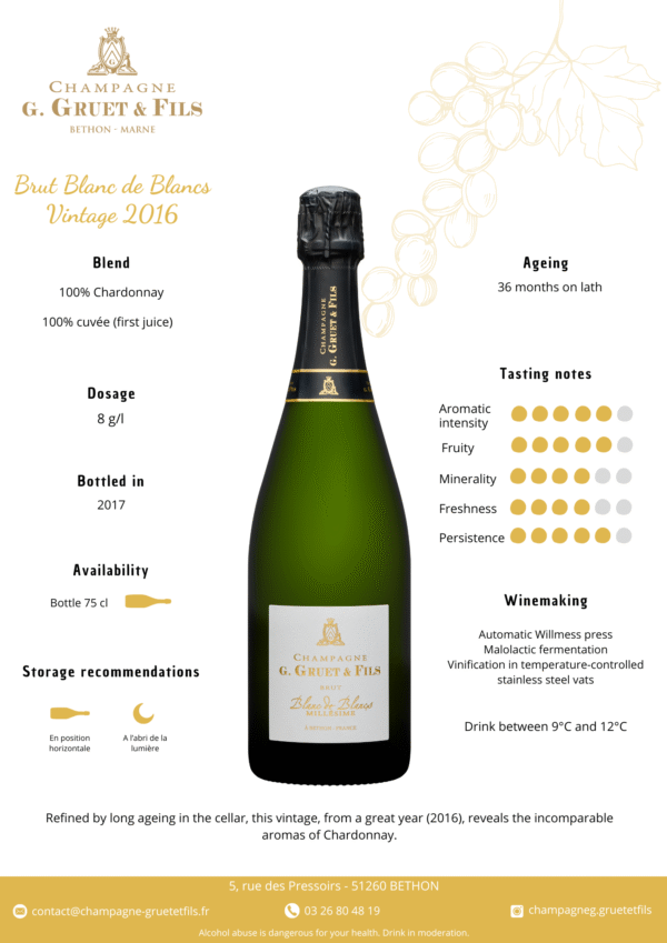 Champagne: Brut Blanc de Blancs - 6 Flessen